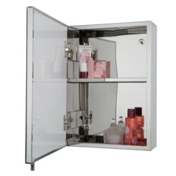 Avon Stainless Steel Single Door Cabinet -Furniture Sale Store 1000098023 alt01