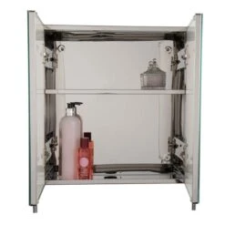 Avon Stainless Steel Double Door Cabinet -Furniture Sale Store 1000098024 alt02
