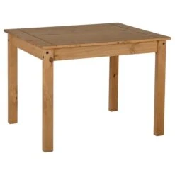 Corona 4 Seater Rectangular Dining Table With 4 Chairs, Pine 12 Corona 4 Seater Rectangular Dining Table With 4 Chairs, Pine -Furniture Sale Store 1000110607 alt01
