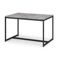 Staten 4 Seater Rectangular Dining Table With 2 Benches, Grey -Furniture Sale Store 1000163875 alt03