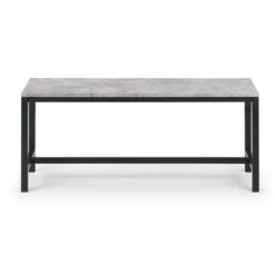 Staten 4 Seater Rectangular Dining Table With 2 Benches, Grey -Furniture Sale Store 1000163875 alt05