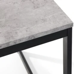 Staten 4 Seater Rectangular Dining Table With 2 Benches, Grey -Furniture Sale Store 1000163875 alt07