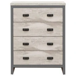 Boston 4 Piece Bedroom Set, Grey -Furniture Sale Store 1000169416 alt05