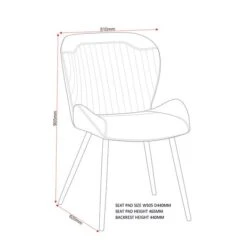 Quebec 4 Seater Rectangular Dining Table With 4 Chairs, Brown -Furniture Sale Store 1000169762 alt02