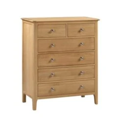 Cotswold 6 Drawer Chest, Oak -Furniture Sale Store 1000169820 alt02