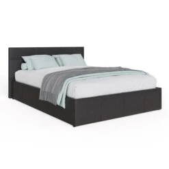 Side Lift Ottoman Bed, Faux Leather -Furniture Sale Store 30282765 alt07