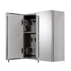 Avon Stainless Steel Double Door Cabinet -Furniture Sale Store 30300614 alt04