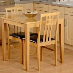 Vienna 2 Seater Square Dining Table With 2 Chairs