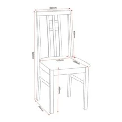 Vienna 2 Seater Square Dining Table With 2 Chairs -Furniture Sale Store 30359258 alt09