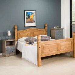 Nevada 2 Drawer Bedside Table -Furniture Sale Store 30607031