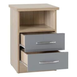 Nevada 2 Drawer Bedside Table -Furniture Sale Store 30607031 alt02