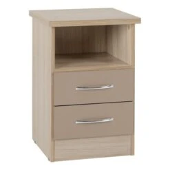 Nevada 2 Drawer Bedside Table -Furniture Sale Store 30607032 alt01