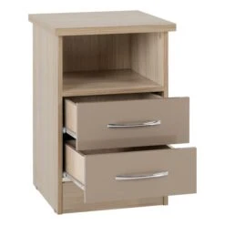 Nevada 2 Drawer Bedside Table -Furniture Sale Store 30607032 alt02
