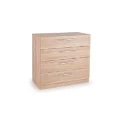 Harmony Holborn 4 Drawer Chest, Light Wood