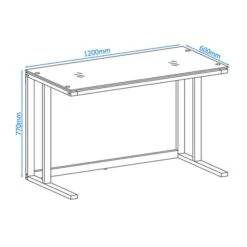 Air Smoked Glass Desk -Furniture Sale Store 30661922 alt09