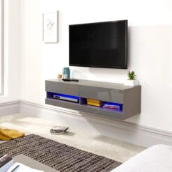 Galicia LED Floating Wall TV Unit For TVs Up To 55" -Furniture Sale Store 30662620