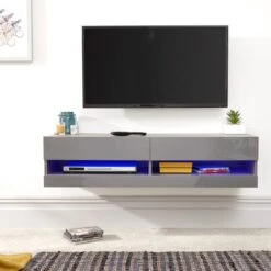 Galicia LED Floating Wall TV Unit For TVs Up To 55" -Furniture Sale Store 30662620 alt03