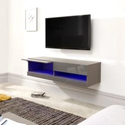 Galicia LED Floating Wall TV Unit For TVs Up To 55" -Furniture Sale Store 30662620 alt04