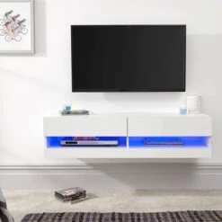 Galicia LED Floating Wall TV Unit For TVs Up To 55" -Furniture Sale Store 30662651 alt02