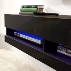 Galicia LED Wide Floating Wall TV Unit For TVs Up To 67" 27 Galicia LED Wide Floating Wall TV Unit For TVs Up To 67" -Furniture Sale Store 30662652 alt01