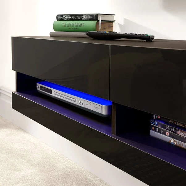 Galicia LED Wide Floating Wall TV Unit For TVs Up To 67" 14 Galicia LED Wide Floating Wall TV Unit For TVs Up To 67" - Image 14