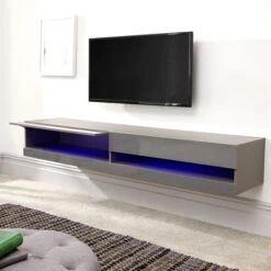 Galicia LED Wide Floating Wall TV Unit For TVs Up To 67" 20 Galicia LED Wide Floating Wall TV Unit For TVs Up To 67" -Furniture Sale Store 30662653 alt01
