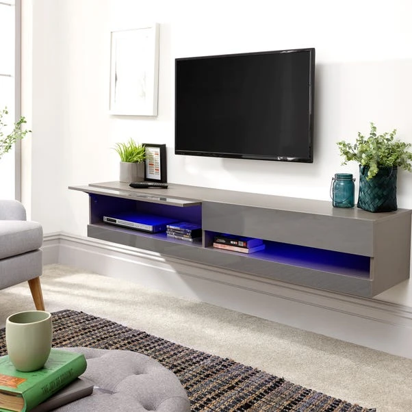Galicia LED Wide Floating Wall TV Unit For TVs Up To 67" 7 Galicia LED Wide Floating Wall TV Unit For TVs Up To 67" - Image 7