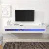 Galicia LED Wide Floating Wall TV Unit For TVs Up To 67"