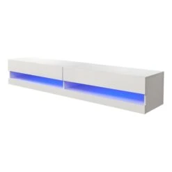 Galicia LED Wide Floating Wall TV Unit For TVs Up To 67" 18 Galicia LED Wide Floating Wall TV Unit For TVs Up To 67" -Furniture Sale Store 30662654 alt03