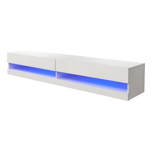 Galicia LED Wide Floating Wall TV Unit For TVs Up To 67" 4 Galicia LED Wide Floating Wall TV Unit For TVs Up To 67" - Image 4