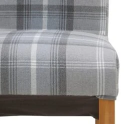 Set Of 2 Chester Dining Chairs, Woven Check Fabric -Furniture Sale Store 30662746 alt06
