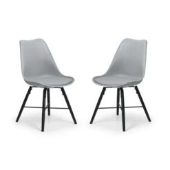 Kari Set Of 2 Dining Chairs, Faux Leather -Furniture Sale Store 30690013 alt01