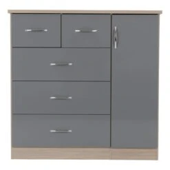Nevada Small Single 5 Drawer Wardrobe -Furniture Sale Store 30694090 alt02