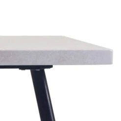 Zuri 6 Seater Rectangular Dining Table, Grey Concrete Effect -Furniture Sale Store 30729550 alt04