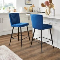 Taylor Counter Height Stool, Velvet -Furniture Sale Store 30748316 alt01