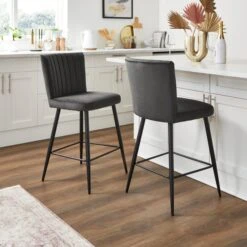 Taylor Counter Height Stool, Velvet -Furniture Sale Store 30748320 alt01