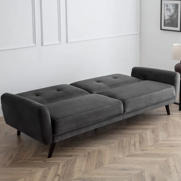 Monza Velvet Clic Clac Double Sofa Bed 2 Monza Velvet Clic Clac Double Sofa Bed - Image 2
