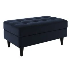 Zoe Velvet Storage Footstool -Furniture Sale Store 30763809 alt01