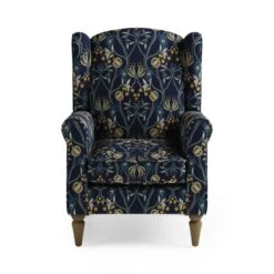 Oswald Havisham Print Wingback Armchair -Furniture Sale Store 30766650 alt02