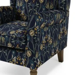 Oswald Havisham Print Wingback Armchair -Furniture Sale Store 30766650 alt06