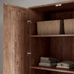 Fulton 4 Door Wardrobe, Pine -Furniture Sale Store 30773038 alt03