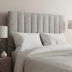 Luxury Tweed Vertical Stripe Headboard
