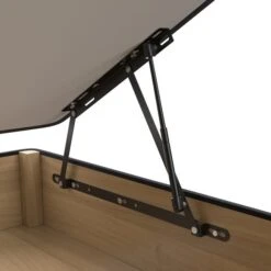 Luxury Side Ottoman Bed Frame, Velvet -Furniture Sale Store 30790292 alt04