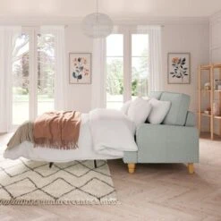 Beatrice Tonal Textured Weave 3 Seater Double Sofa Bed -Furniture Sale Store 30792407 alt02