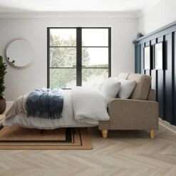 Beatrice Tonal Textured Weave 3 Seater Double Sofa Bed -Furniture Sale Store 30792408 alt02