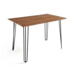 Bella 4 Seater Rectangular Hairpin Leg Dining Table With 2 Benches -Furniture Sale Store 30793847 alt04