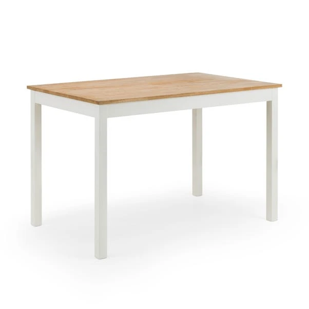 Coxmoor 4 Seater Rectangular Dining Table, Off White Solid Oak 2 Coxmoor 4 Seater Rectangular Dining Table, Off White Solid Oak - Image 2