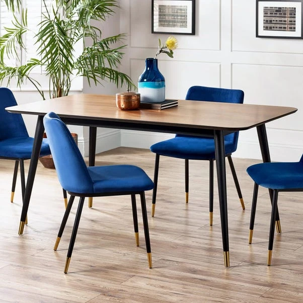 Findlay 6 Seater Rectangular Dining Table, Beech Wood 1 Findlay 6 Seater Rectangular Dining Table, Beech Wood