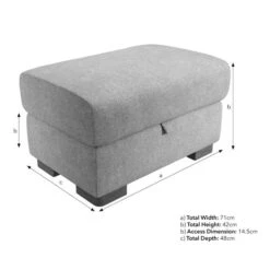 Carson Soft Texture Large Storage Footstool -Furniture Sale Store 30796040 alt09