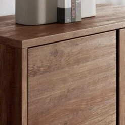 Fulton Tall 4 Door Small Cabinet, Pine -Furniture Sale Store 30803110 alt02